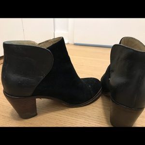 Wolverine Suede and Leather booties